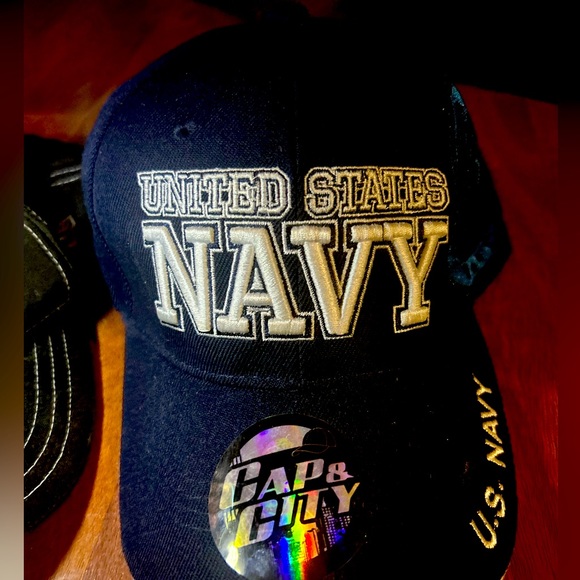 United States Navy Blue Hat Ncaa - Picture 1 of 1
